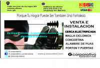 MALLA CICLÓNICA Y CERCA ELECTRIFICADA